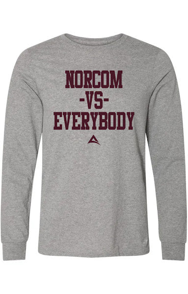 Long Sleeve Norcom vs Everybody TShirt