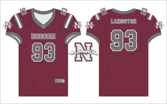 Customizable 93 Norcom Championship Throwback Jersey