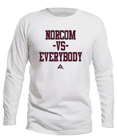 Long Sleeve Norcom vs Everybody TShirt