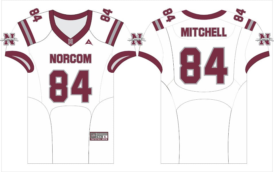Customizable 88/89 Norcom Throwback Jersey